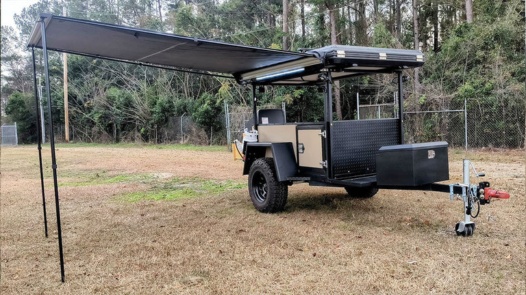 box trailer with roof top tent RT3 Gear – Venture Overland Campers